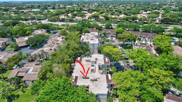 6328 Longboat Ln Unit 302, Boca Raton, FL 33433 - aerial view of property and surrounding area featuring nearby suburban area