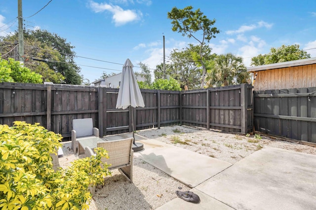 18 S D St, Lake Worth Beach, FL 33460 - view of patio / terrace with a fenced backyard