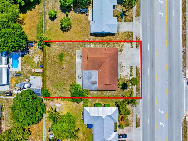 356 SE Prima Vista Blvd, Port Saint Lucie, FL 34983 - aerial view of property's location with property parcel outlined