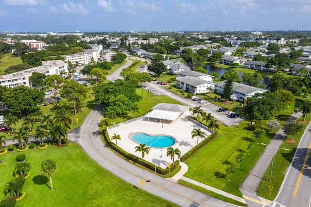 19 Islewood A 19, Deerfield Beach, FL 33442 - drone / aerial view of a pool area