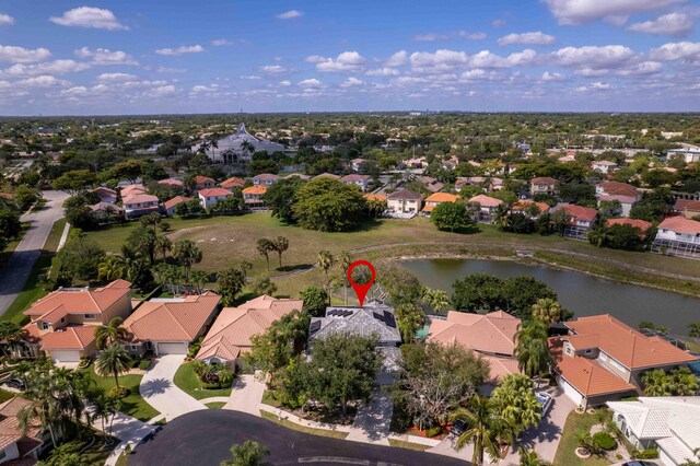 7793 Highlands Cir, Margate, FL 33063 - aerial overview of property's location featuring nearby suburban area and a large body of water