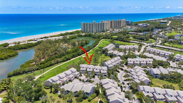 3704 Fairway Dr N, Jupiter, FL 33477 - view of property location with waterfront with a beach and nearby suburban area