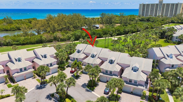 3704 Fairway Dr N, Jupiter, FL 33477 - bird's eye view of a nearby body of water