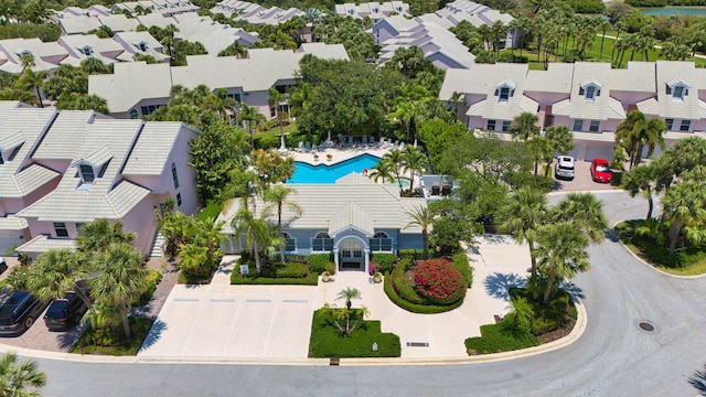 3704 Fairway Dr N, Jupiter, FL 33477 - aerial perspective of suburban area with a pool