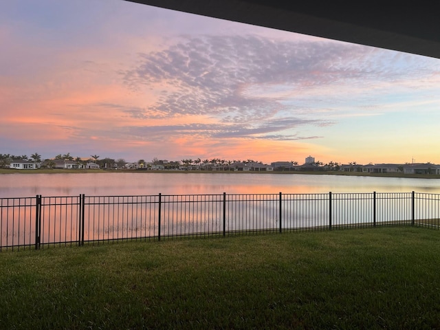 11524 SW Lyra Dr, Port Saint Lucie, FL 34987 - water view with fence