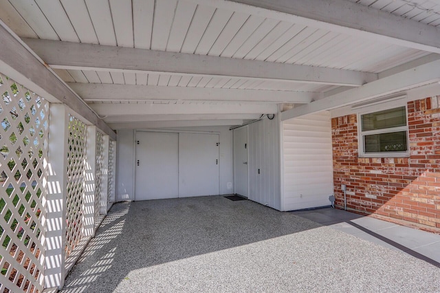 825 Northern Dr, Lake Park, FL 33403 - view of patio with a carport