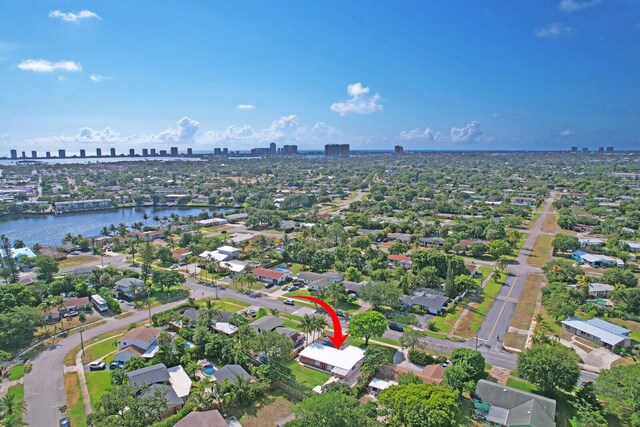 825 Northern Dr, Lake Park, FL 33403 - view of property location with a skyline view and a nearby body of water