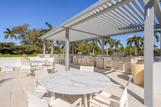 300 SE 5th Ave Unit 8060, Boca Raton, FL 33432 - view of patio featuring area for grilling and outdoor dining space