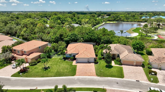 1236 SE Conference Cir, Stuart, FL 34997 - aerial perspective of suburban area with a nearby body of water