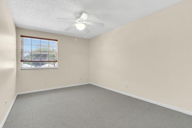 8074 Stirrup Cay Ct, Boynton Beach, FL 33436 - unfurnished room featuring carpet flooring, a ceiling fan, a textured ceiling, and baseboards