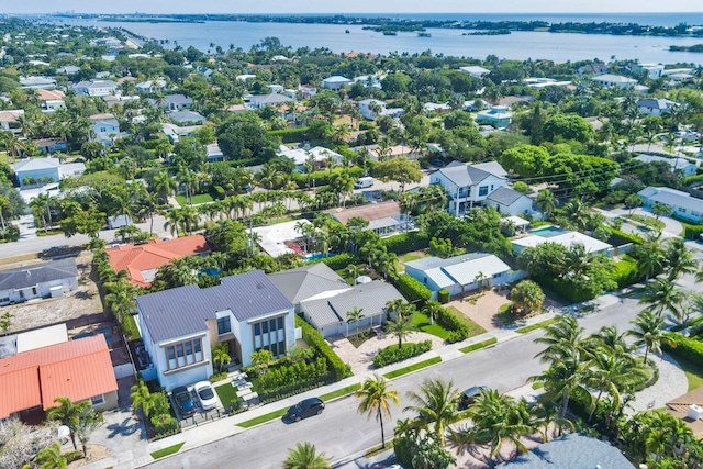 179 Arlington Rd, West Palm Beach, FL 33405 - aerial perspective of suburban area featuring a nearby body of water