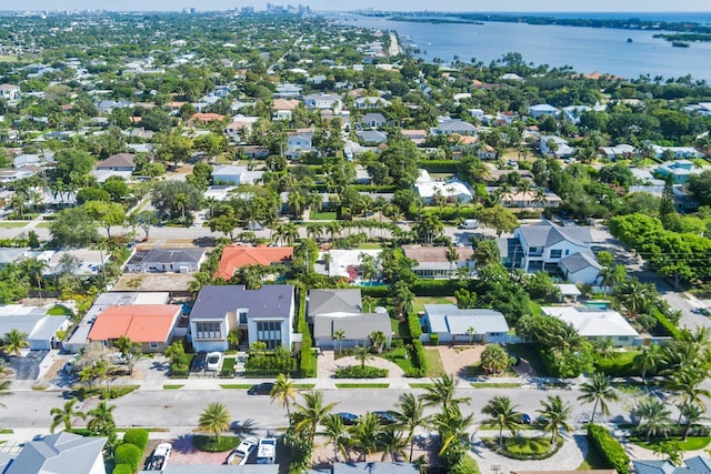 179 Arlington Rd, West Palm Beach, FL 33405 - aerial view of residential area with a nearby body of water