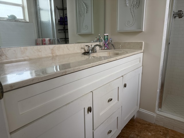 2950 Sunrise Lakes Dr W Unit 101, Sunrise, FL 33322 - full bath with a shower stall and vanity