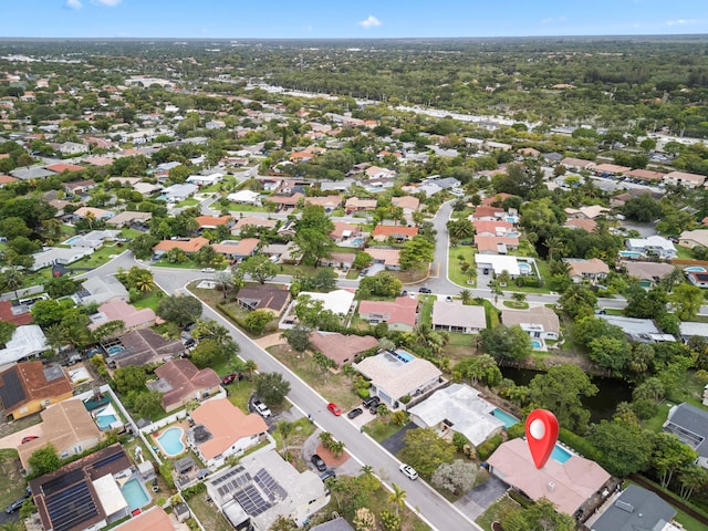 7503 NW 42nd St, Coral Springs, FL 33065 - aerial view of property and surrounding area with nearby suburban area