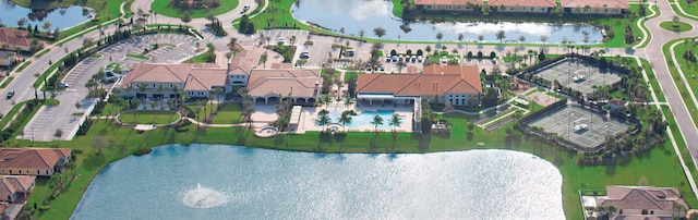 9143 SW Esule Way, Port Saint Lucie, FL 34987 - aerial view of property's location with a large body of water and nearby suburban area