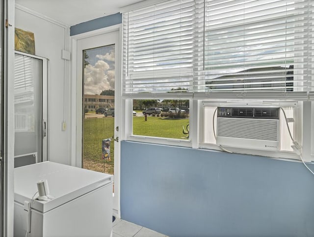 226 Northampton L Unit 226, West Palm Beach, FL 33417 - doorway with tile patterned flooring