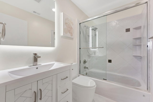 1388 Garden Rd, Weston, FL 33326 - full bathroom featuring vanity and enclosed tub / shower combo