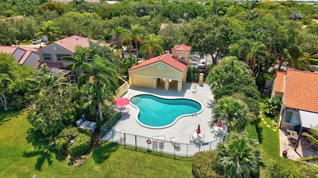 1388 Garden Rd, Weston, FL 33326 - drone / aerial view of a pool