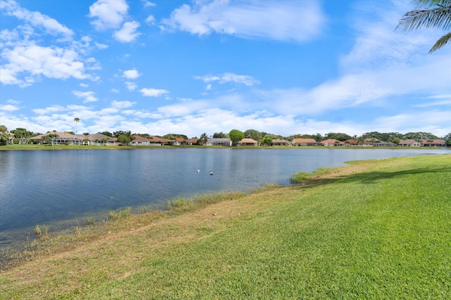 water view featuring nearby suburban area