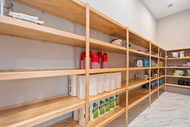 view of storage room