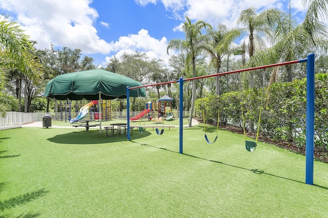 view of play area