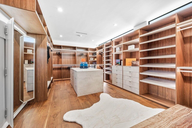 4460 NE 31st Ave, Lighthouse Point, FL 33064 - walk in closet featuring light wood-type flooring