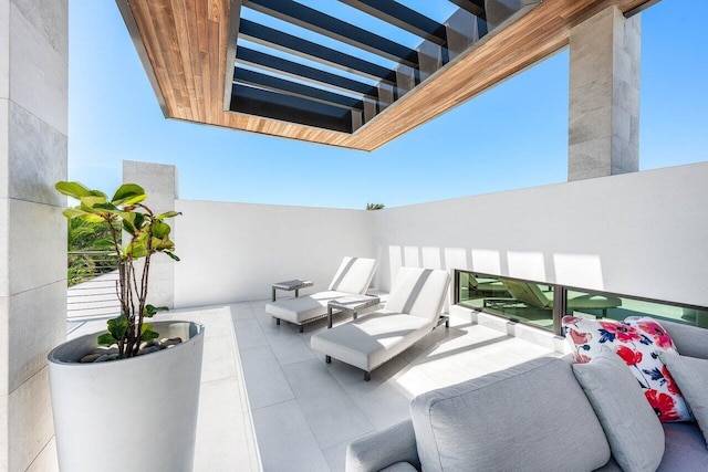 4460 NE 31st Ave, Lighthouse Point, FL 33064 - view of patio / terrace with a balcony