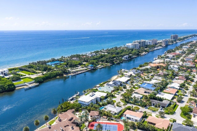 4460 NE 31st Ave, Lighthouse Point, FL 33064 - aerial overview of property's location featuring a nearby body of water and nearby suburban area