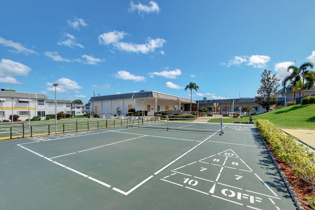 3362 Cynthia Ln Unit 211, Lake Worth Beach, FL 33461 - surrounding community with shuffleboard and a residential view