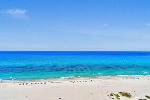water view featuring nearby beach