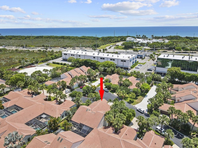 701 Sea Oats Dr Unit A-4, Juno Beach, FL 33408 - aerial view of residential area featuring a nearby body of water