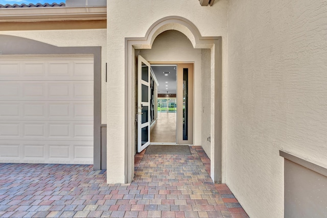 14838 Strand Ln, Delray Beach, FL 33446 - property entrance with stucco siding