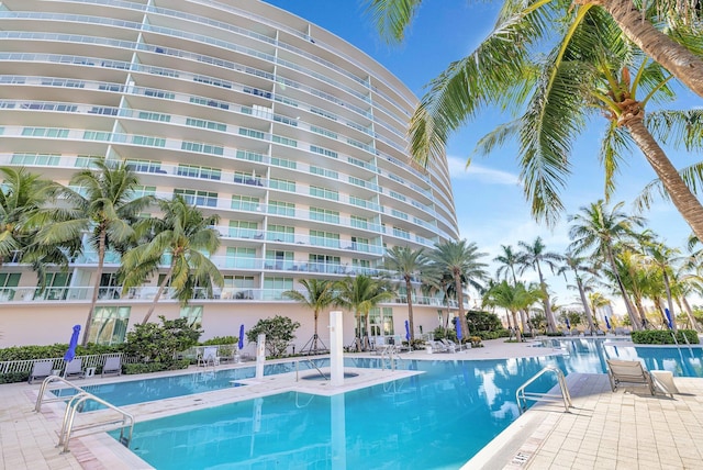 community pool featuring a patio