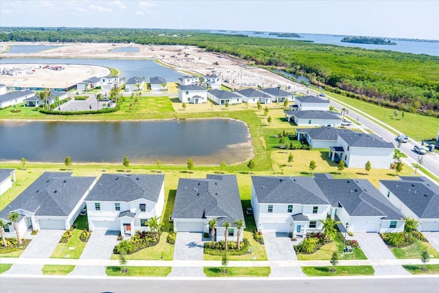 3527 Angler Dr, Fort Pierce, FL 34946 - aerial perspective of suburban area featuring a nearby body of water
