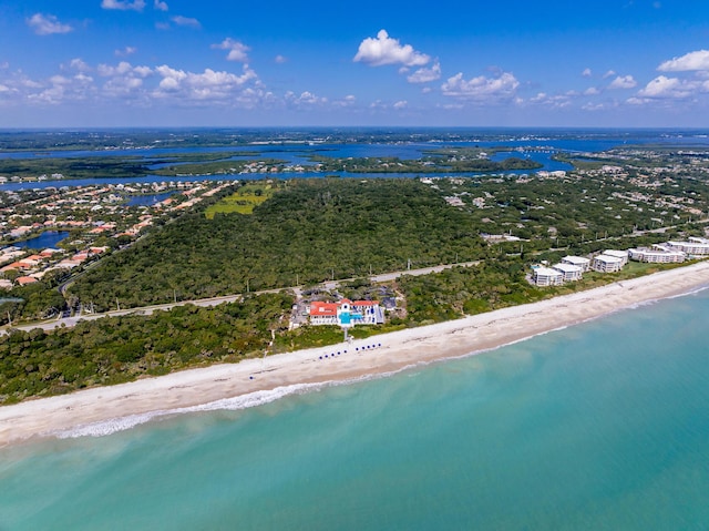 drone / aerial view of expansive beach