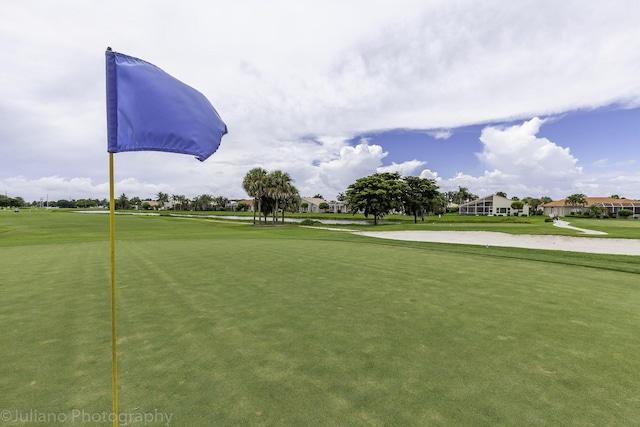 surrounding community featuring golf course view