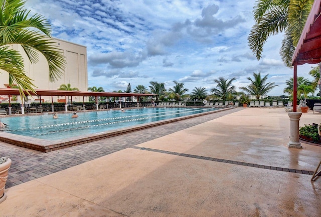 view of community pool