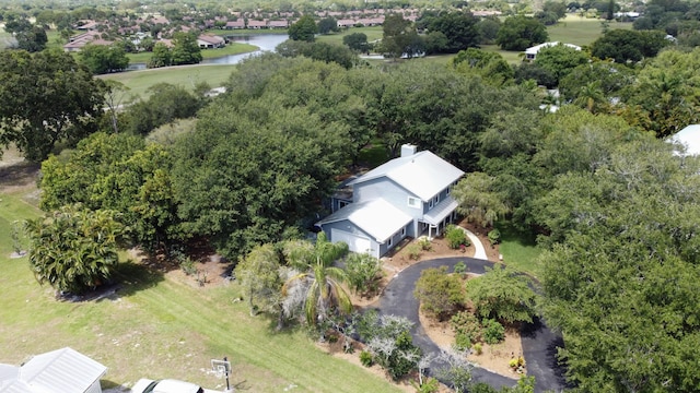 2414 SW Love Ct, Palm City, FL 34990 - bird's eye view of a large body of water