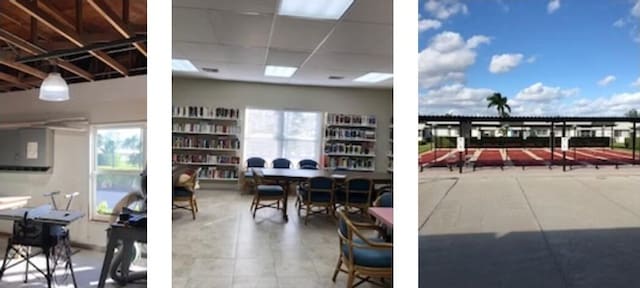 2844 E Crosley A Dr E Unit A, West Palm Beach, FL 33415 - dining area with concrete floors
