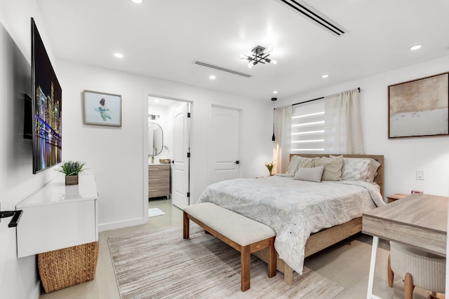 11290 SW 48th St, Miami, FL 33165 - bedroom with recessed lighting and ensuite bath
