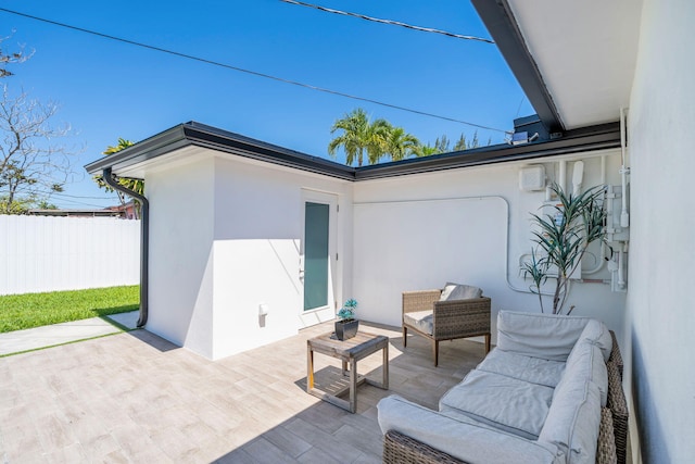 11290 SW 48th St, Miami, FL 33165 - view of patio / terrace with fence