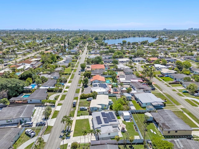 11290 SW 48th St, Miami, FL 33165 - aerial perspective of suburban area featuring a large body of water