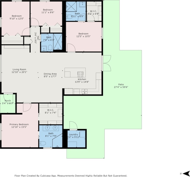 11290 SW 48th St, Miami, FL 33165 - property floor plan