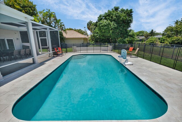 6851 Giralda Cir, Boca Raton, FL 33433 - view of pool with a patio area