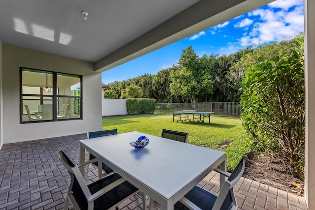 17516 Rainstream Rd, Boca Raton, FL 33496 - view of patio with outdoor dining area