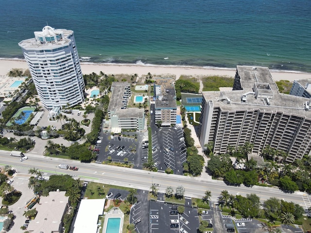 1760 Bel Air Ave, Lauderdale By The Sea, FL 33062 - aerial view of property and surrounding area with unending shoreline