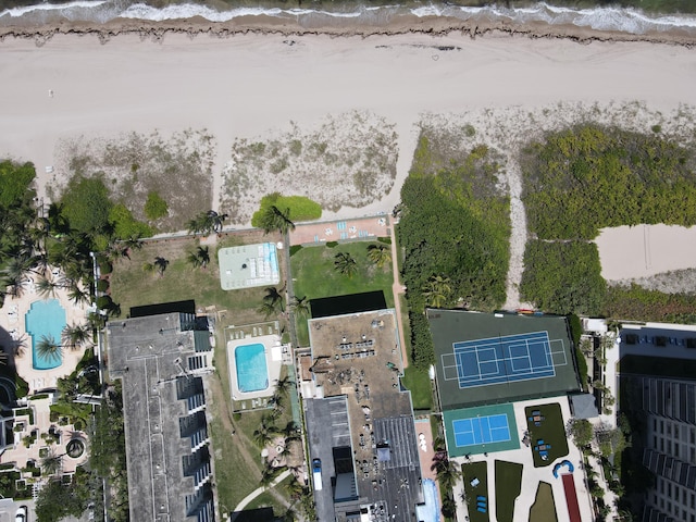 1760 Bel Air Ave, Lauderdale By The Sea, FL 33062 - aerial overview of property's location featuring a pool area