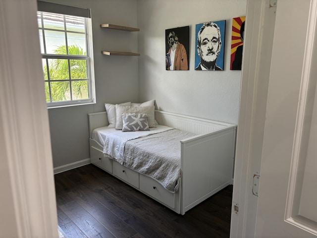 275 SW 7th Ct, Pompano Beach, FL 33060 - bedroom featuring dark wood-style flooring and baseboards