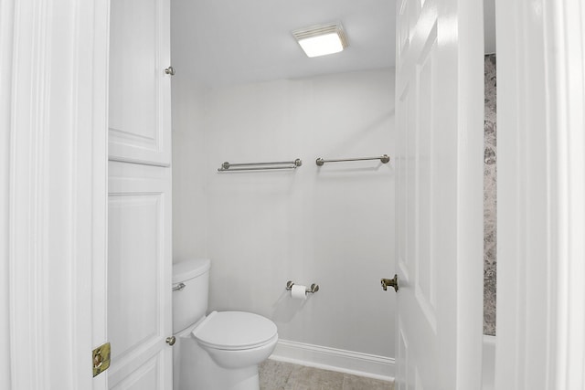 1402 Nebraska Ave Unit 3B, Fort Pierce, FL 34950 - bathroom with toilet and baseboards