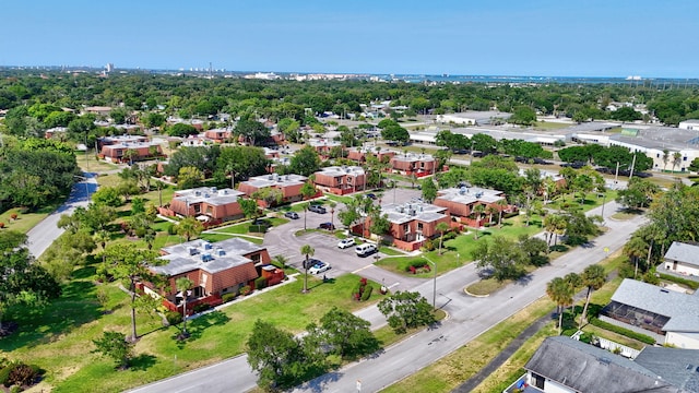 1402 Nebraska Ave Unit 3B, Fort Pierce, FL 34950 - aerial view of residential area with a tree filled landscape